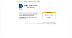 Desktop Screenshot of kingprinting.com