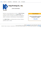 Mobile Screenshot of kingprinting.com